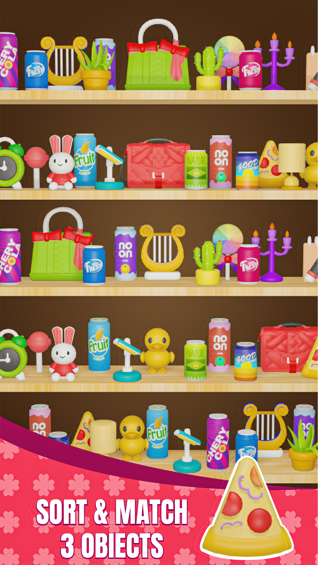Triple Goods Merge: Sorting 3D Game Screenshot