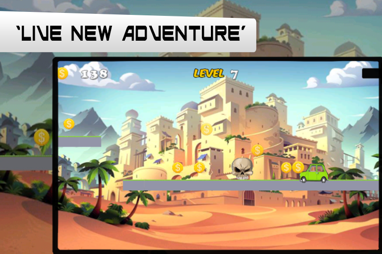 Racing Car Mr-Bean Game Screenshot