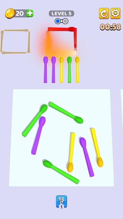 Matchy Sticks Game Screenshot