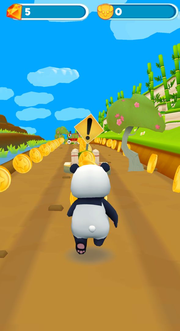 Screenshot of Baby Panda Run