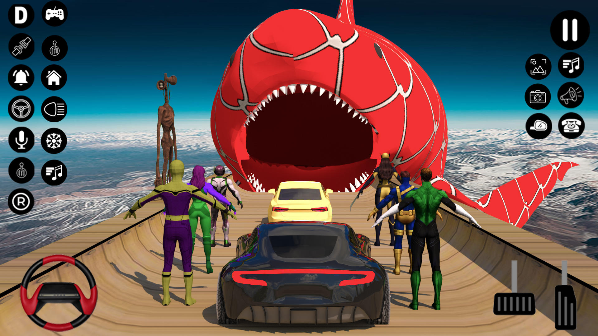 Cuplikan Layar Game Car Games: Ramp Stunt Car GT