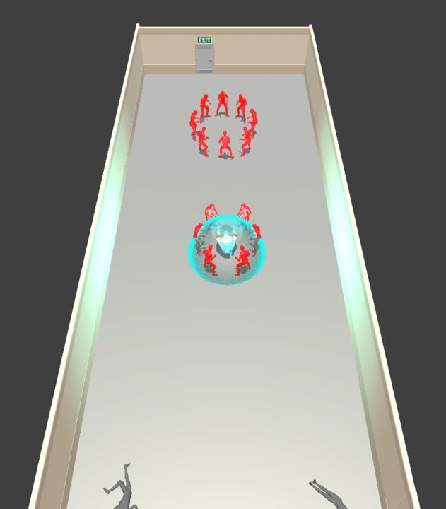 Rubber Ball Man 3D Game Screenshot
