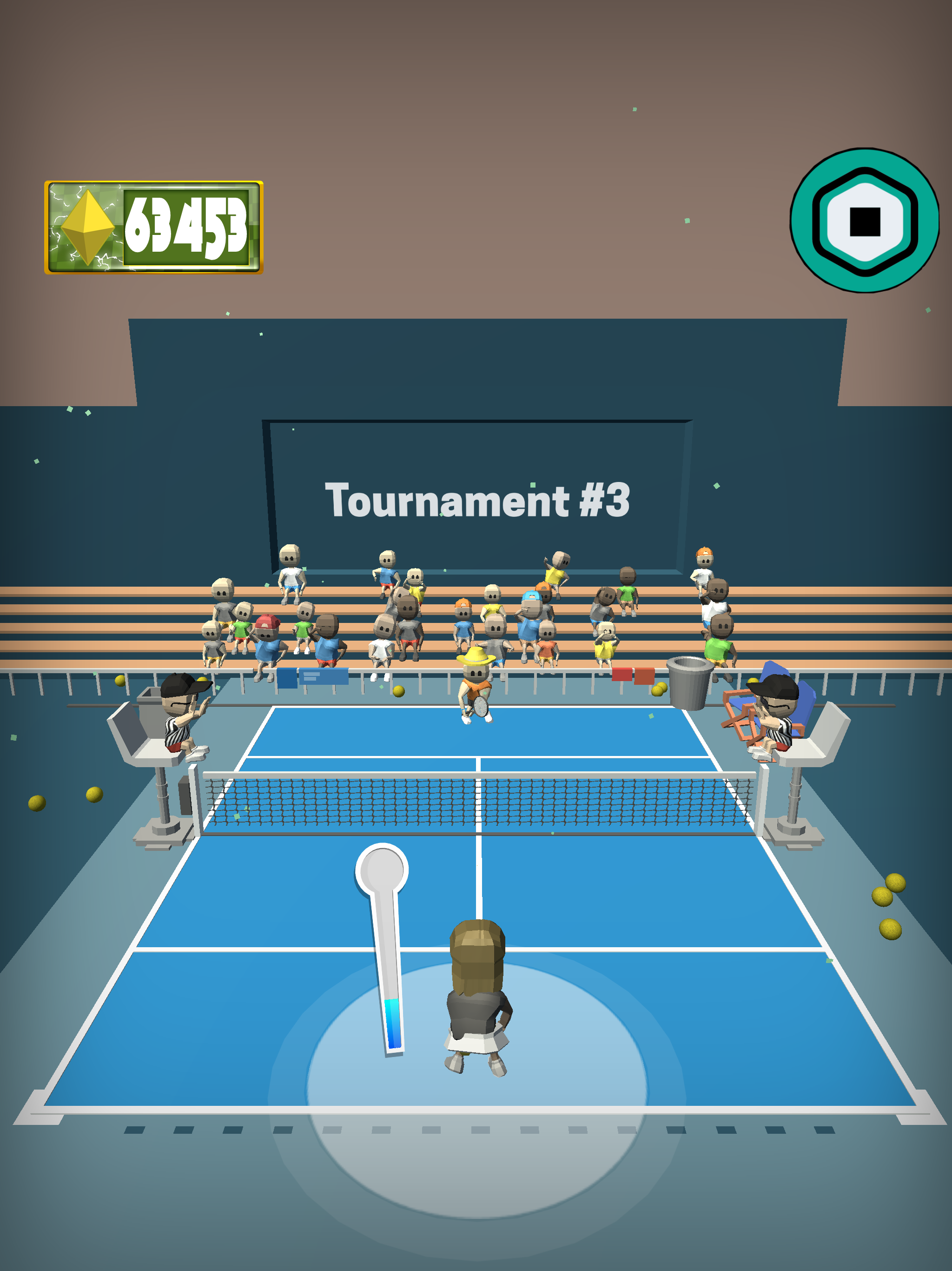Robux Tennis Blast screenshot game