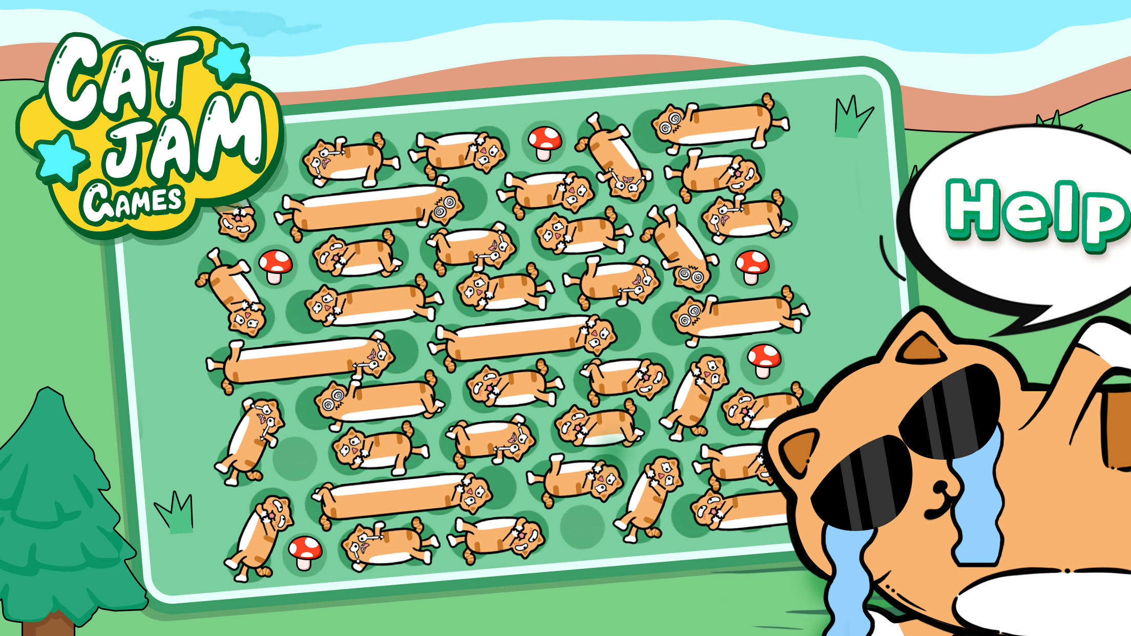 Jam Cat Games: Parking Jam Game Screenshot