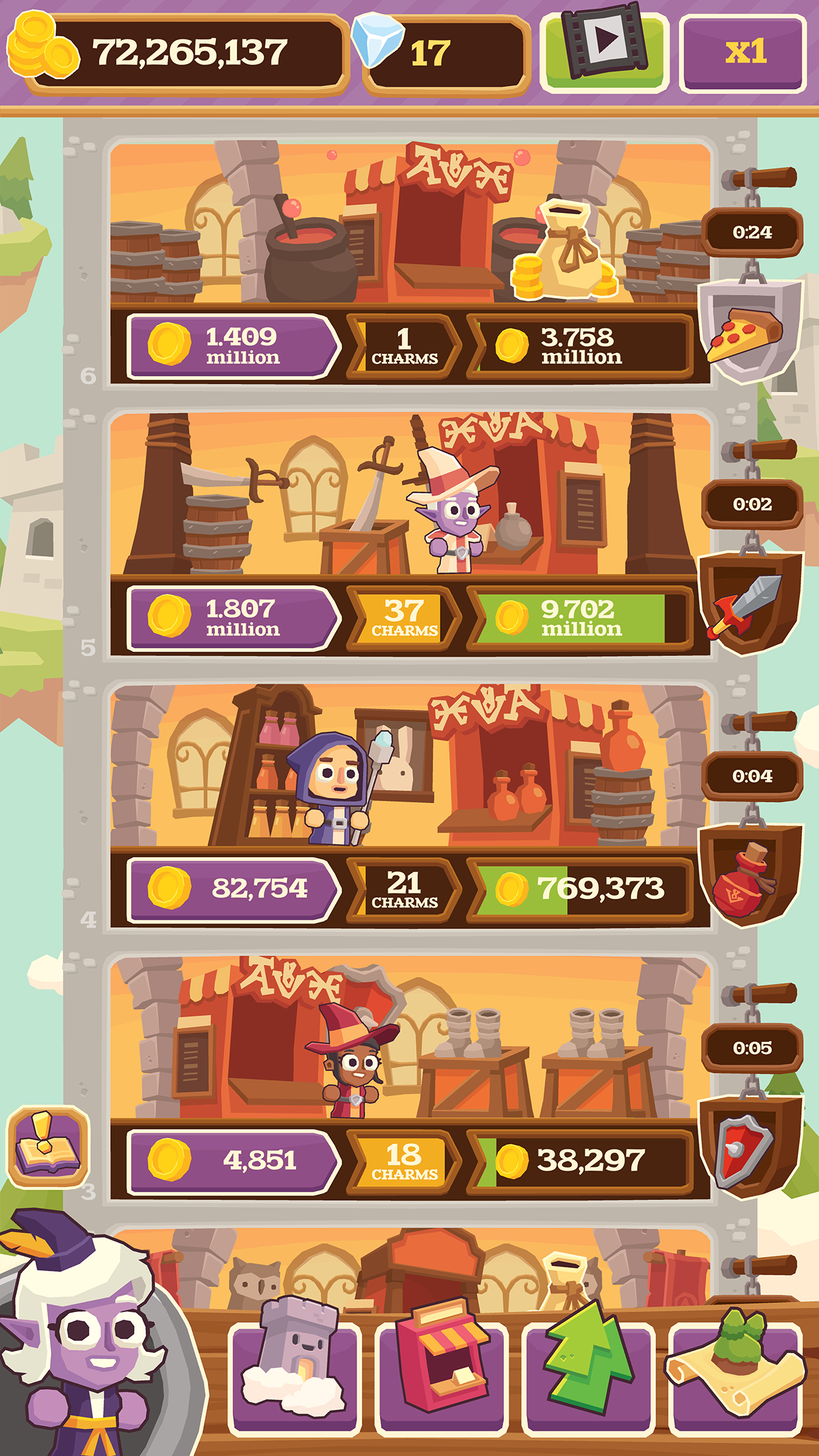 Charming Keep Game Screenshot