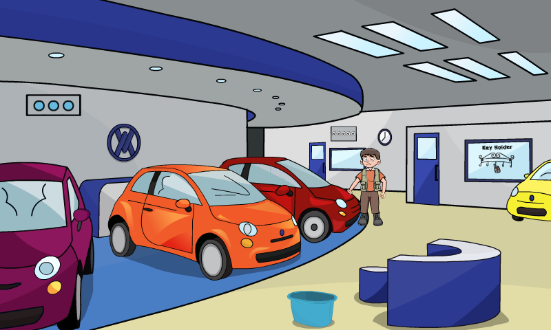 Test Drive The Car Game Screenshot