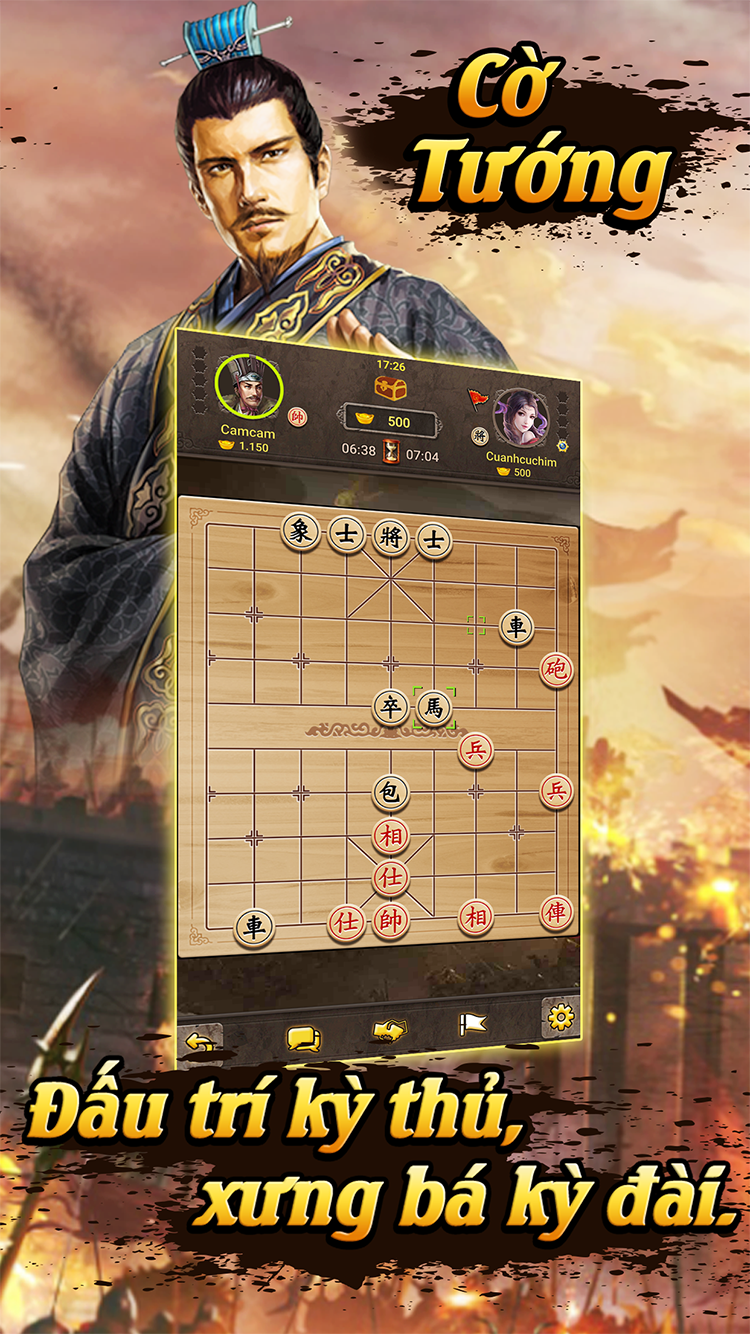 Cờ Tướng Cờ Úp Online Kỳ Vương ゲームのスクリーンショット