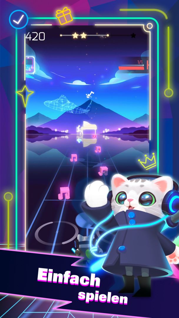 Sonic Cat - Zerhacke den Beat screenshot game