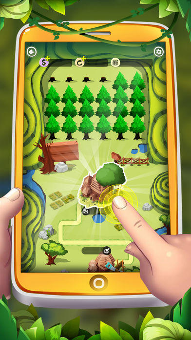 Idle Woodbiz Tycoon Game Screenshot