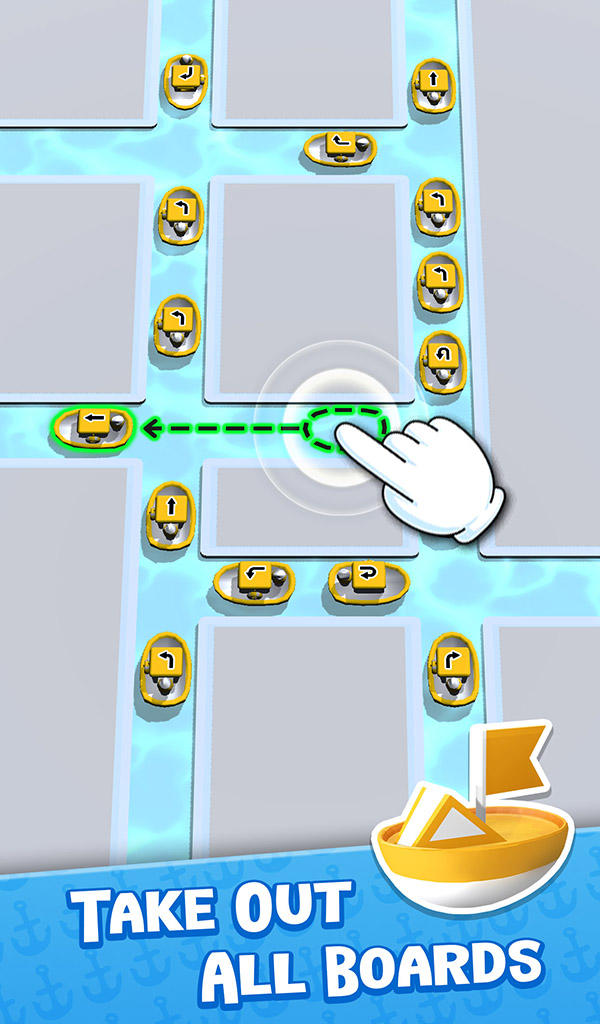 Cuplikan Layar Game Traffic Puzzle - Boat Escape