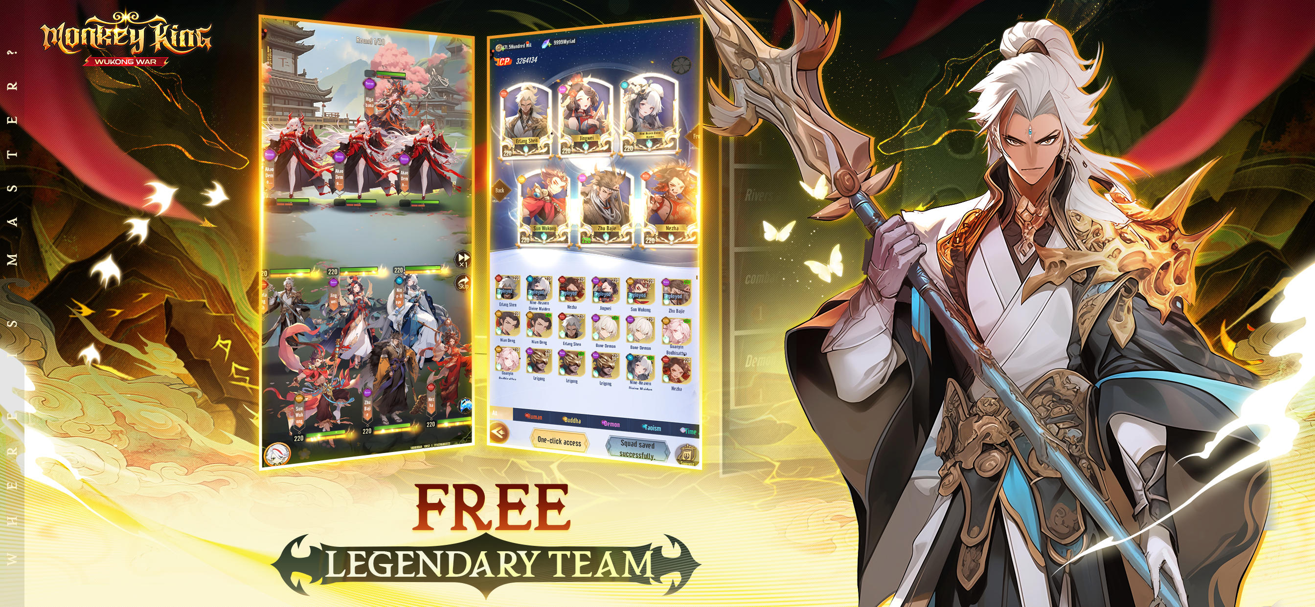 Monkey King: Wukong War Game Screenshot