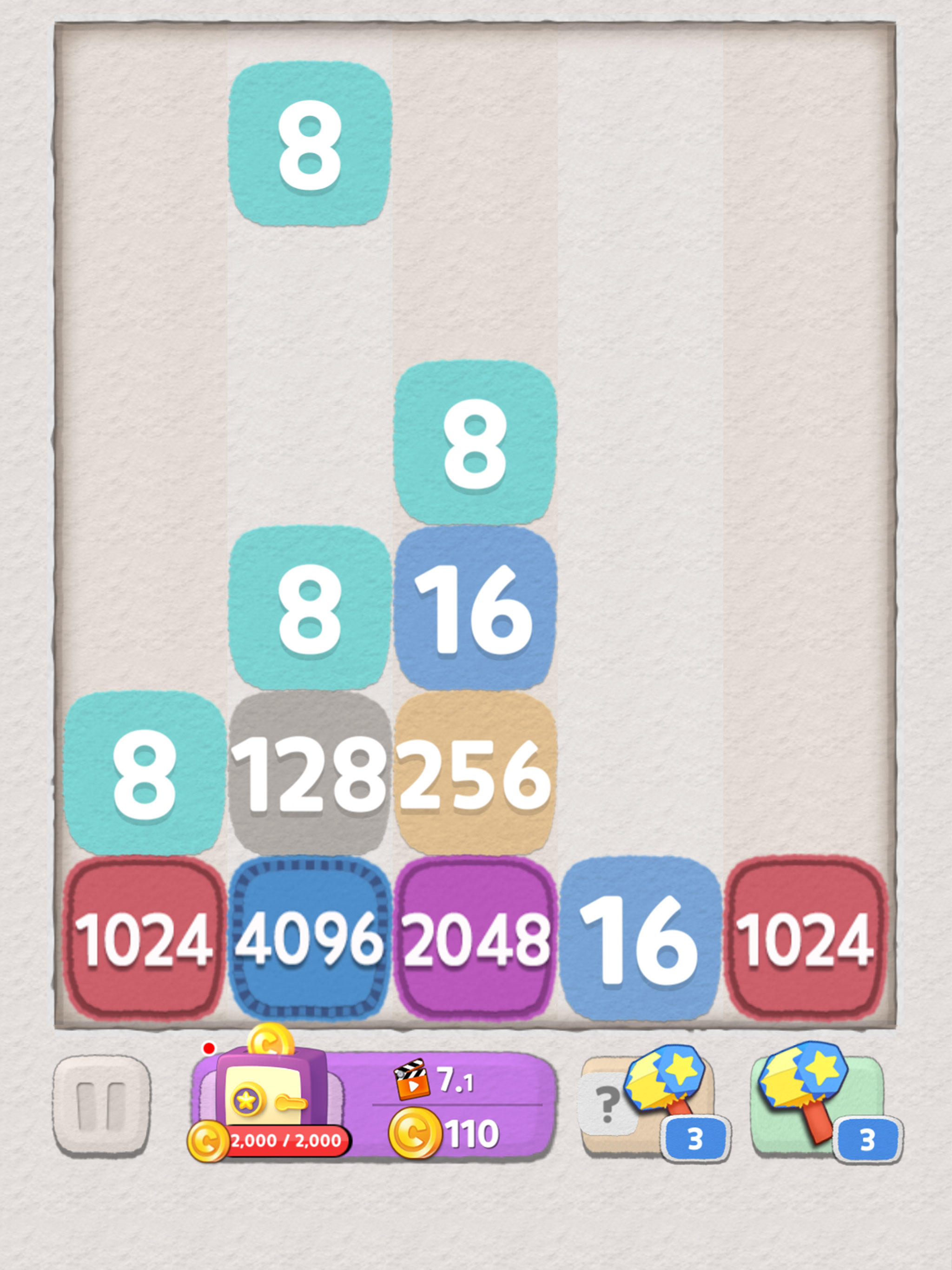 Drop Doodle - 数字パズル ゲームのスクリーンショット