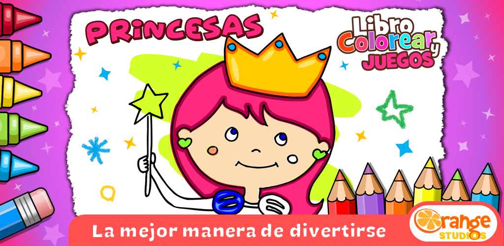 Banner of Princesas - Libro de Colorear 1.86