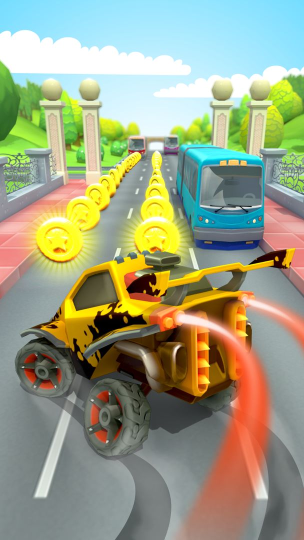 Screenshot of Car Run Racing