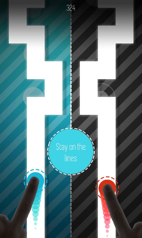 Screenshot of Follow the Lines: Asynchronous