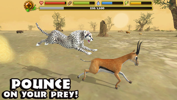 Cheetah Simulator screenshot game