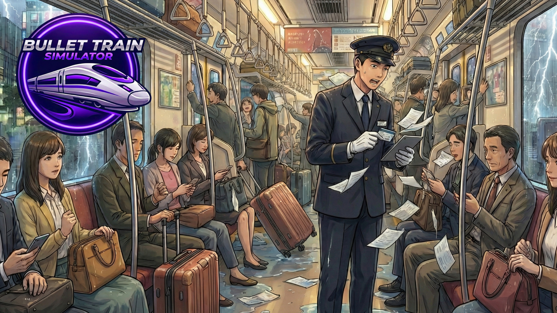 Bullet Train Driving Simulator ภาพหน้าจอเกม