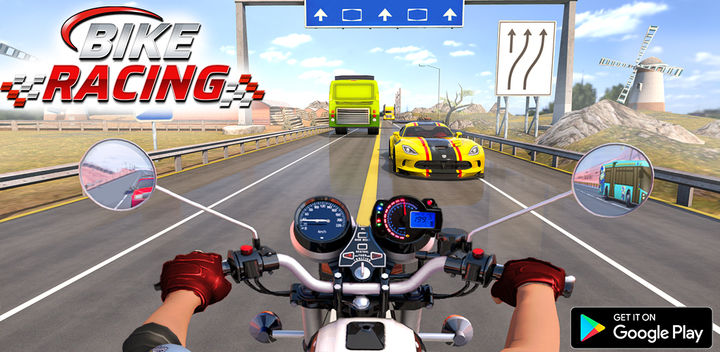 Jogo de Corrida de Moto Real Bike Racing Android Gameplay 