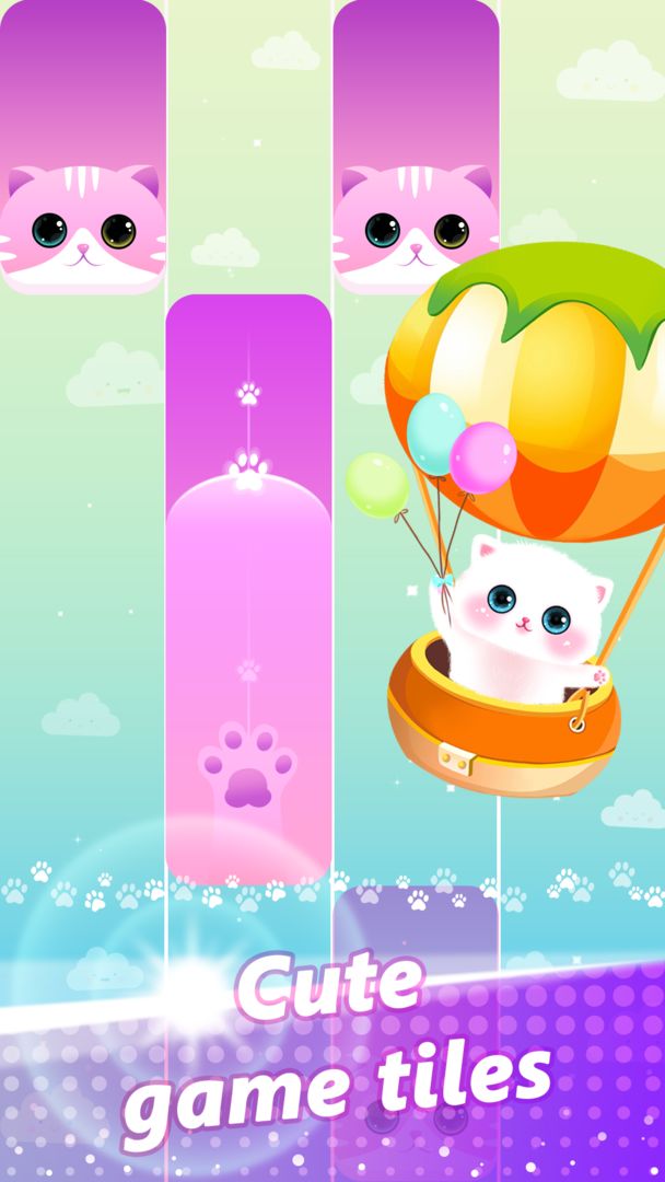 Screenshot of Piano Pink Tiles 3: Free Music Game