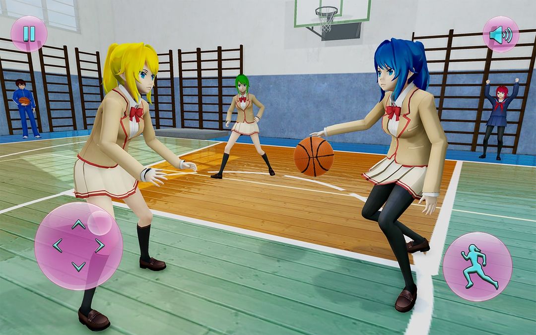 Anime School Girl: Yadenre School Life Simulation ภาพหน้าจอเกม