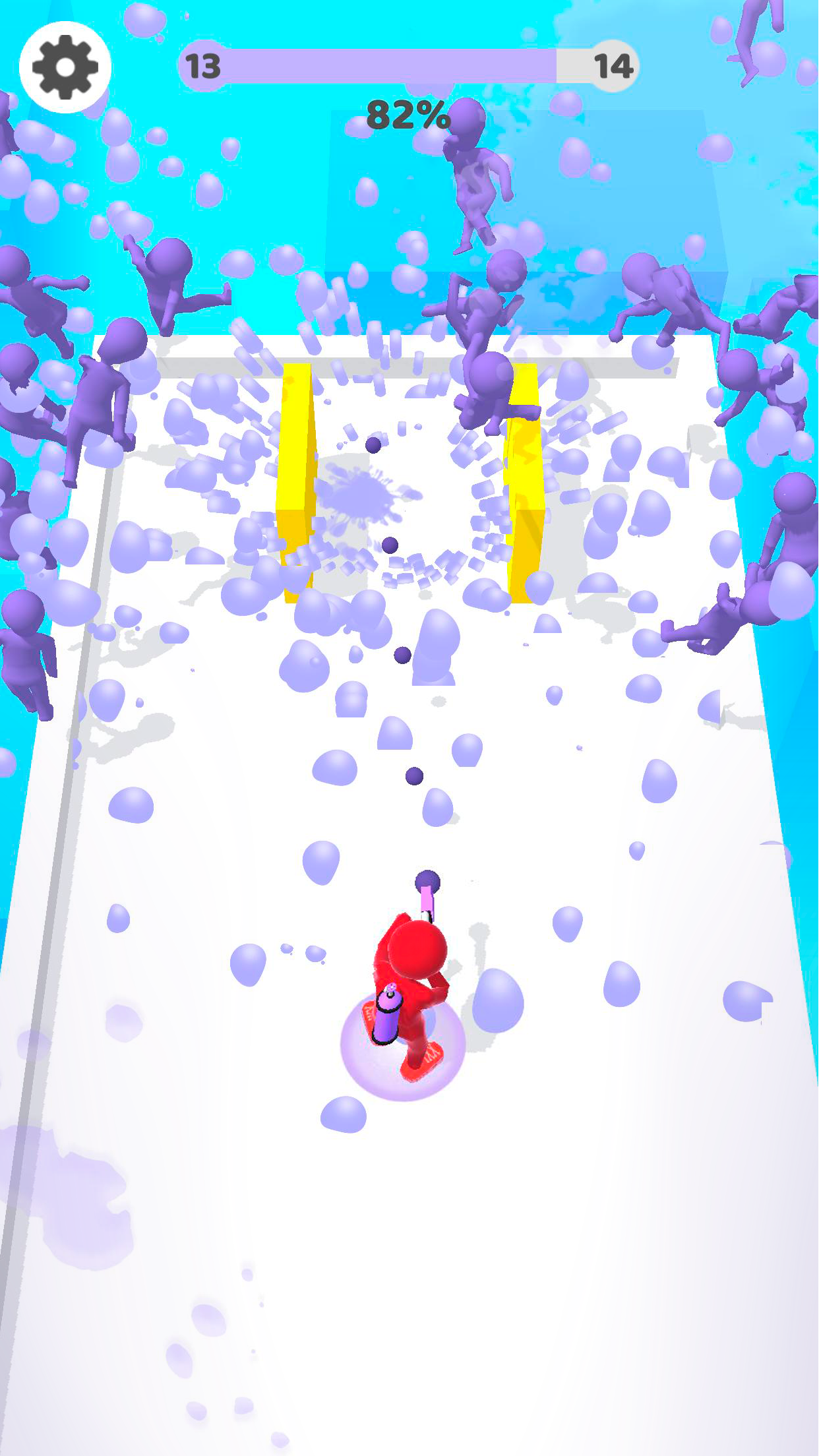 Paintman 3D - Color shooter screenshot game