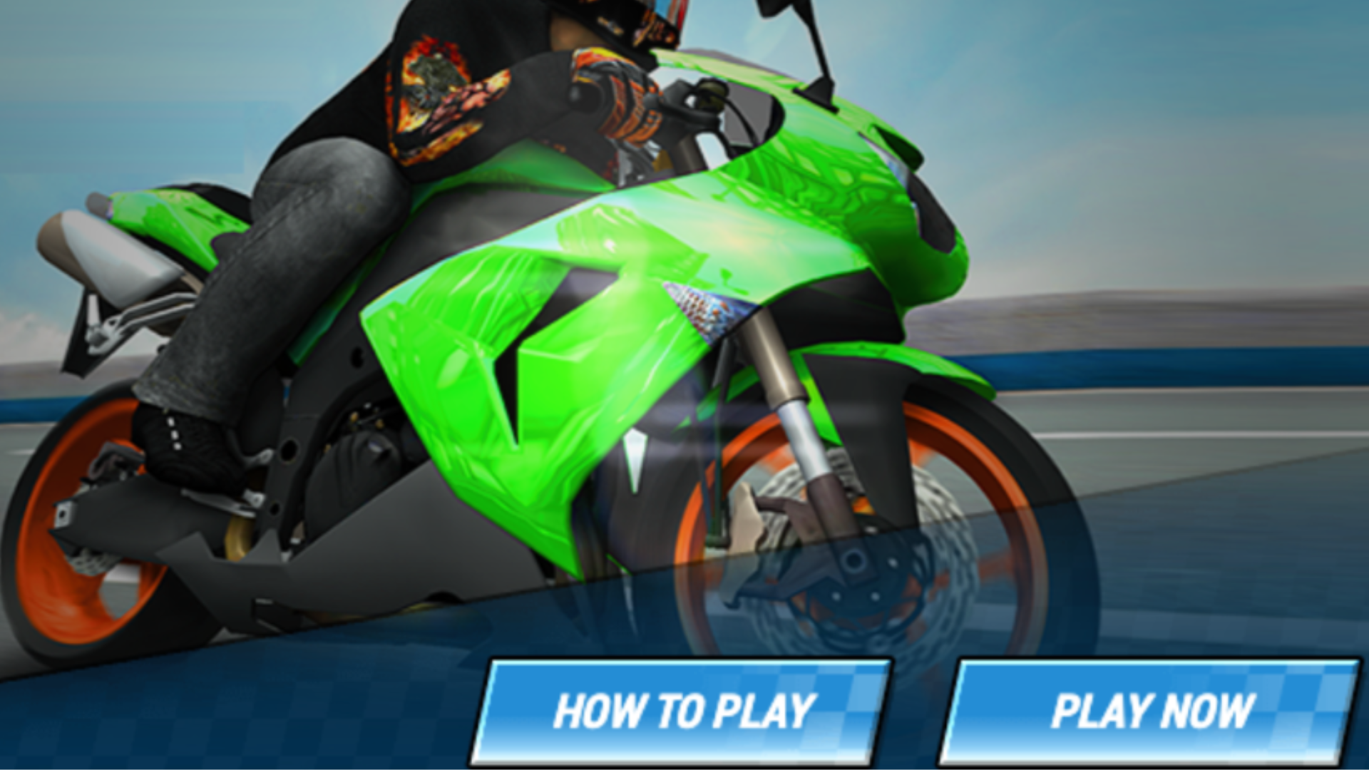 Captura de Tela do Jogo Traffic Rider moto:india vs id