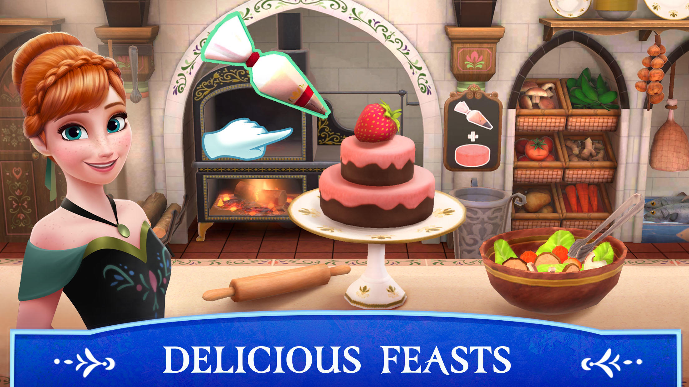 Disney Frozen Royal Castle Game Screenshot