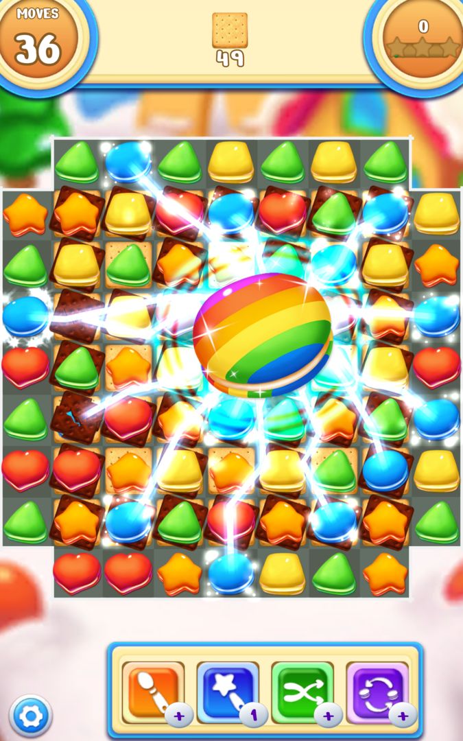 쿠키 마카롱 팝 : 달콤한 매치 3 퍼즐 게임 스크린 샷