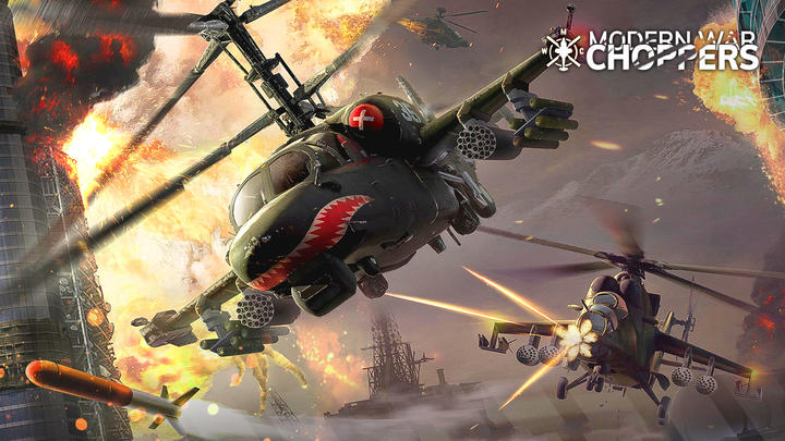 Banner of 現代直升機戰爭：玩家對戰射擊戰爭遊戲 0.0.5