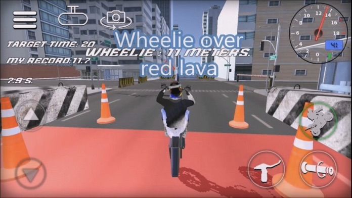 Wheelie Rider 3D screenshot game