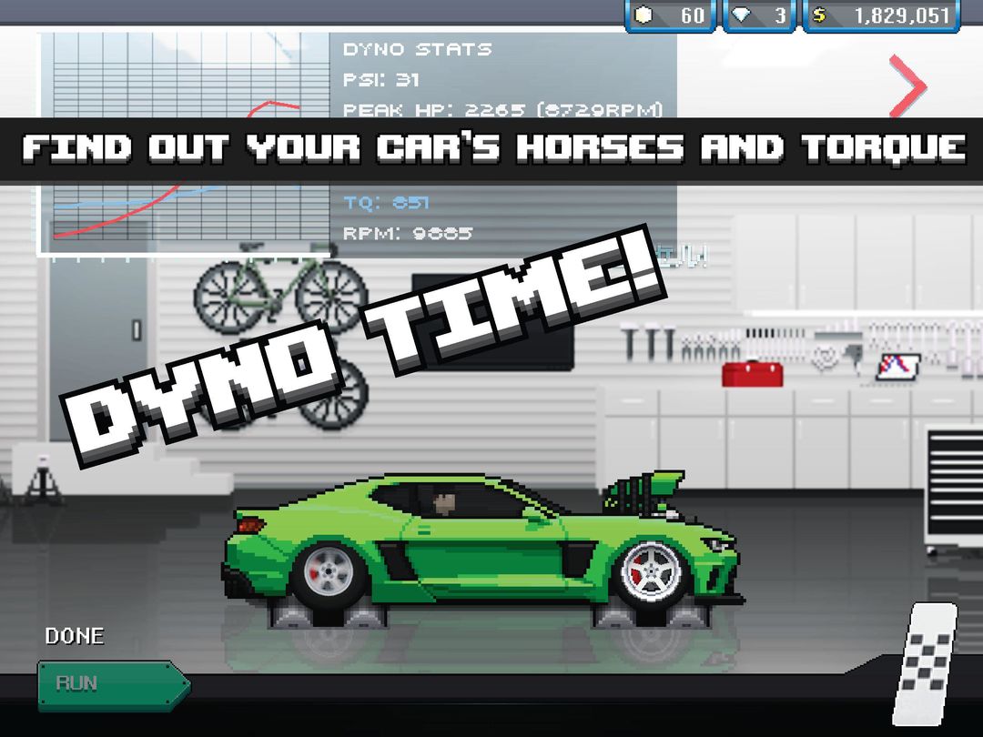 Pixel Car Racer ภาพหน้าจอเกม