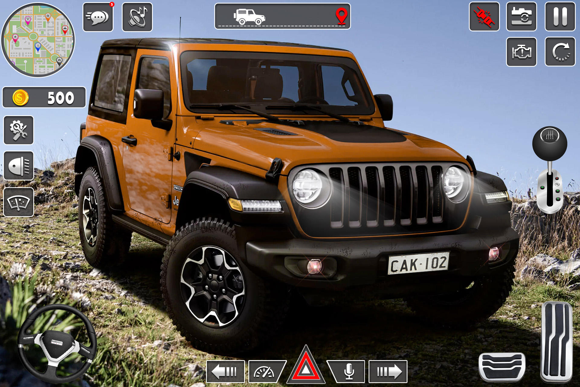 Screenshot of Mud Jeep Games Offroad Driving