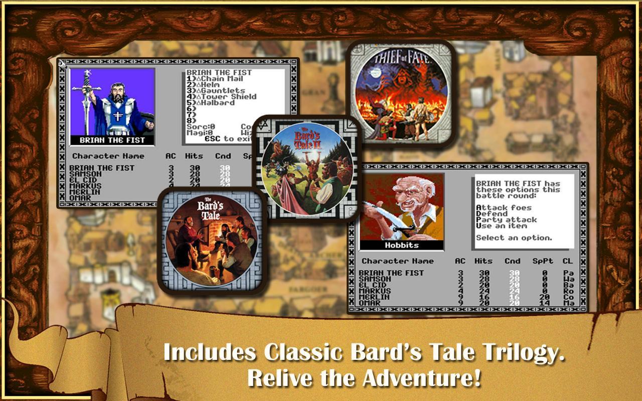 Cuplikan Layar Game The Bard's Tale