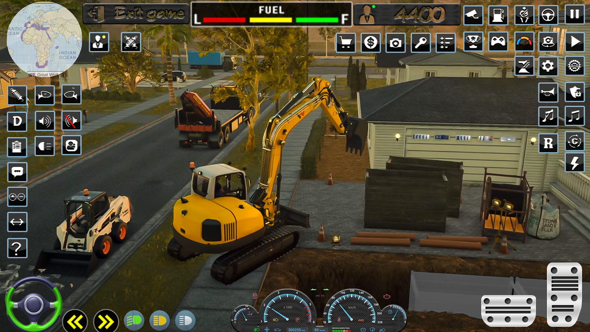 Captura de Tela do Jogo Bridge Construction JCB Game