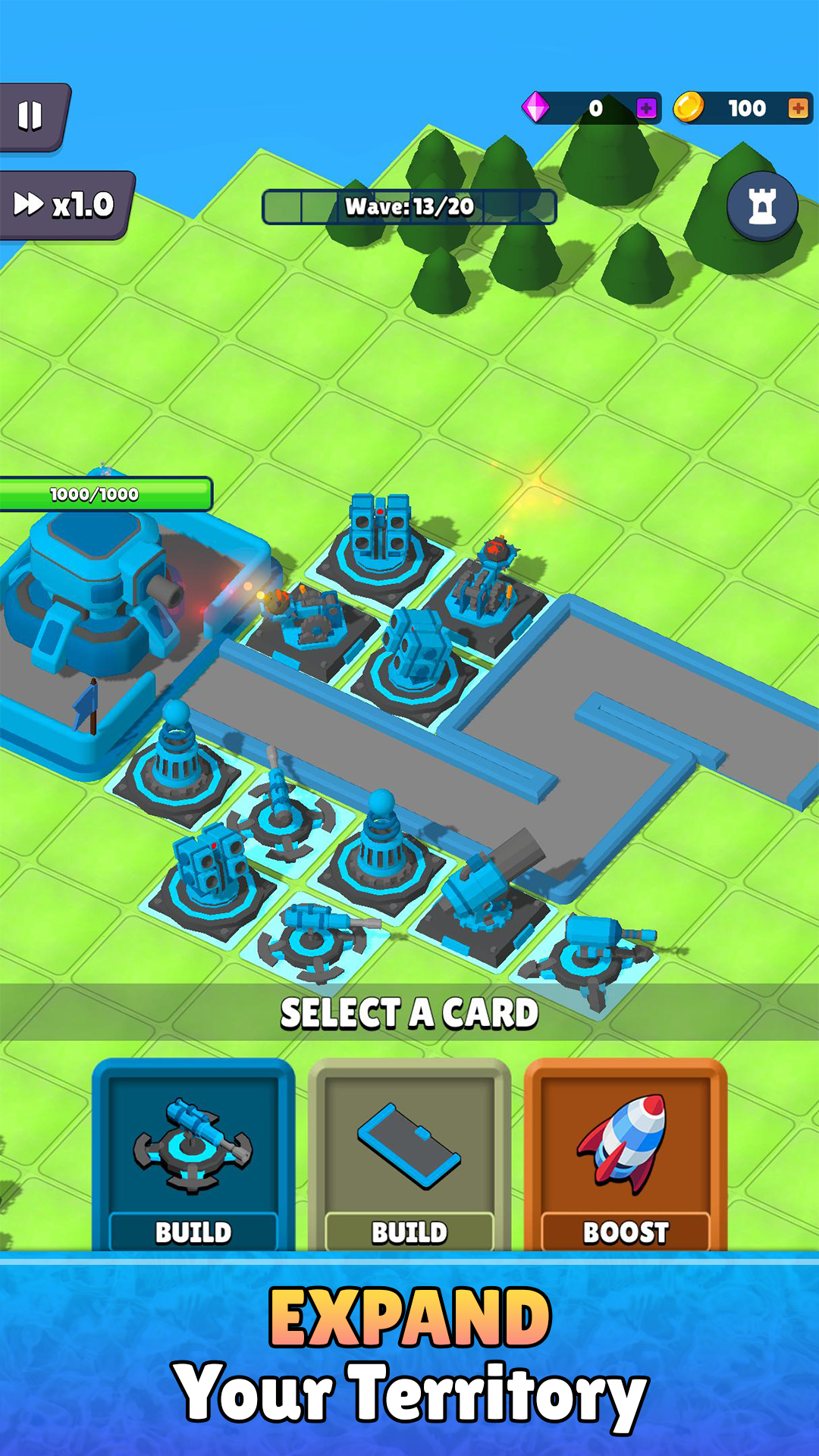 Defense.io Tower Defense TD Game Screenshot