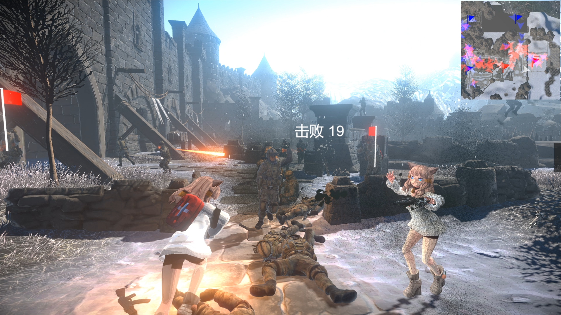 Bishojo Battlefield Game Screenshot