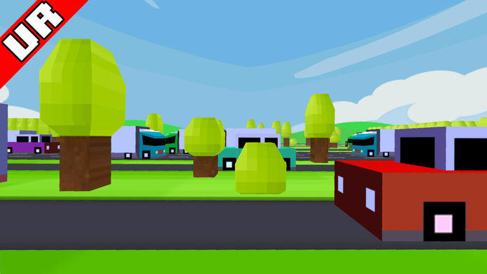Screenshot 1 of VR Street Jump для Google Cardboard 