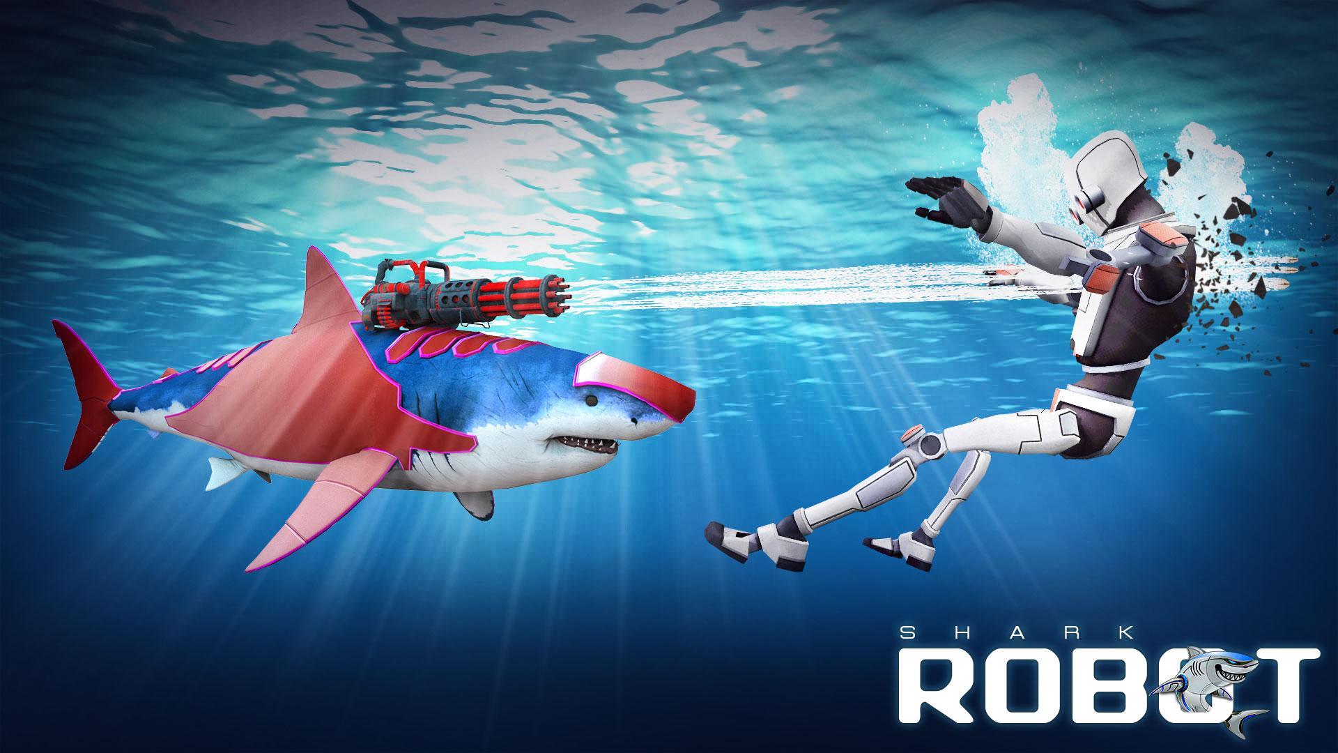 Swat Robot Shark Evolution Wars - Shark Tank Games Game Screenshot
