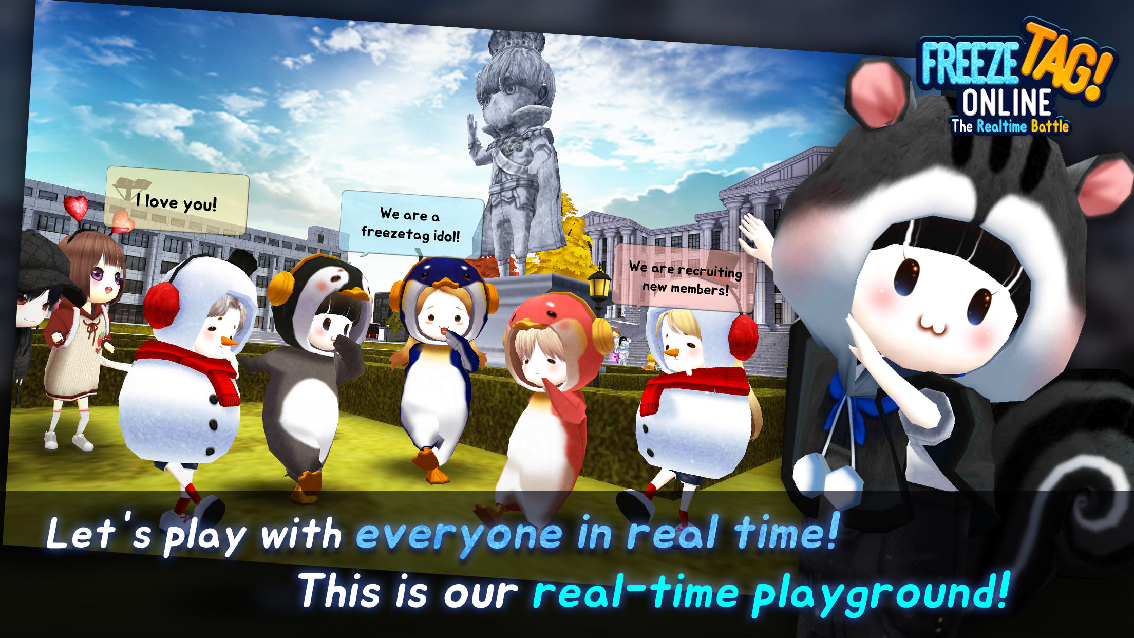 FreezeTag Online : Squid Mod Game Screenshot