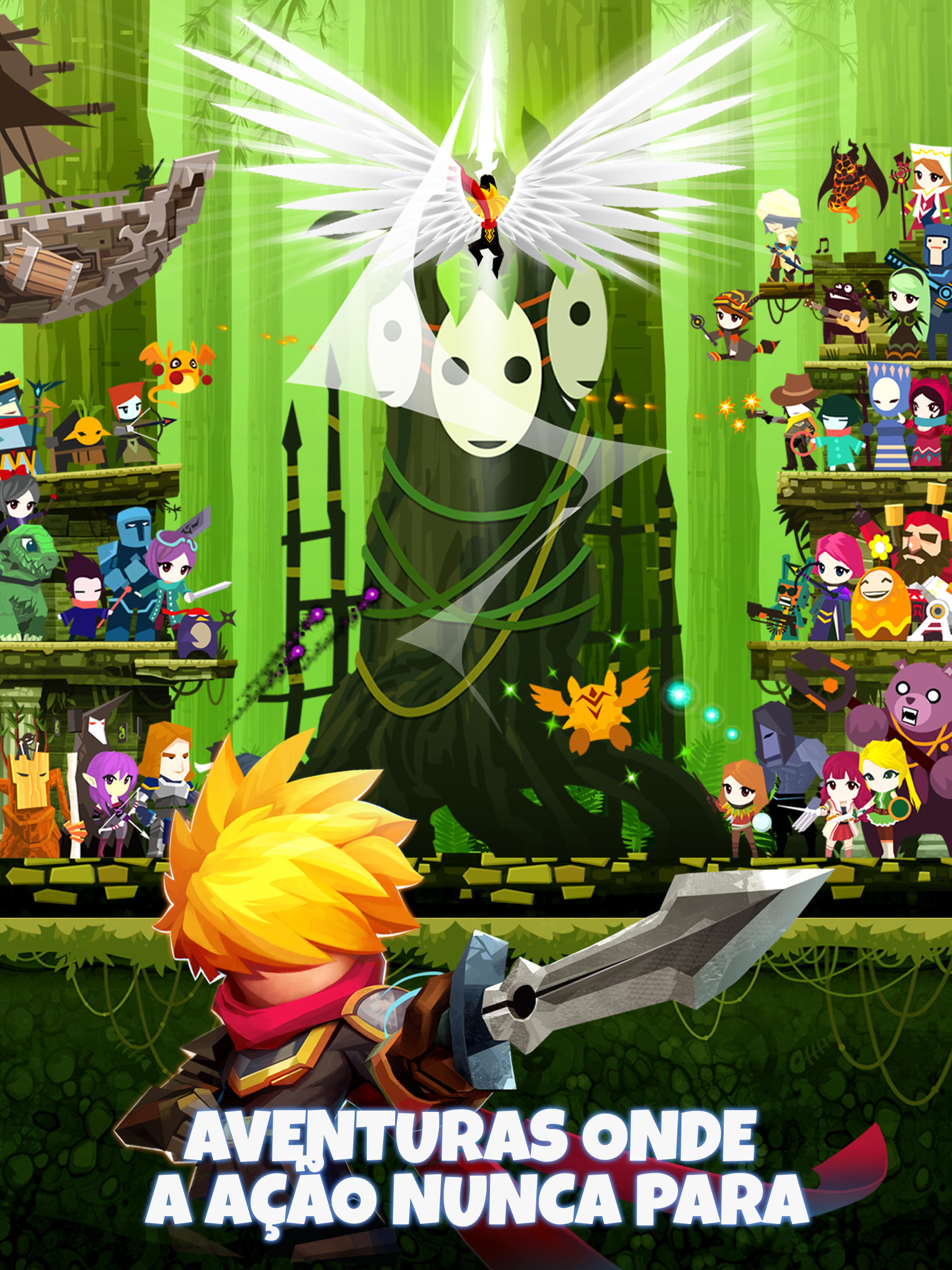 Captura de Tela do Jogo Tap Titans 2 - jogo de click