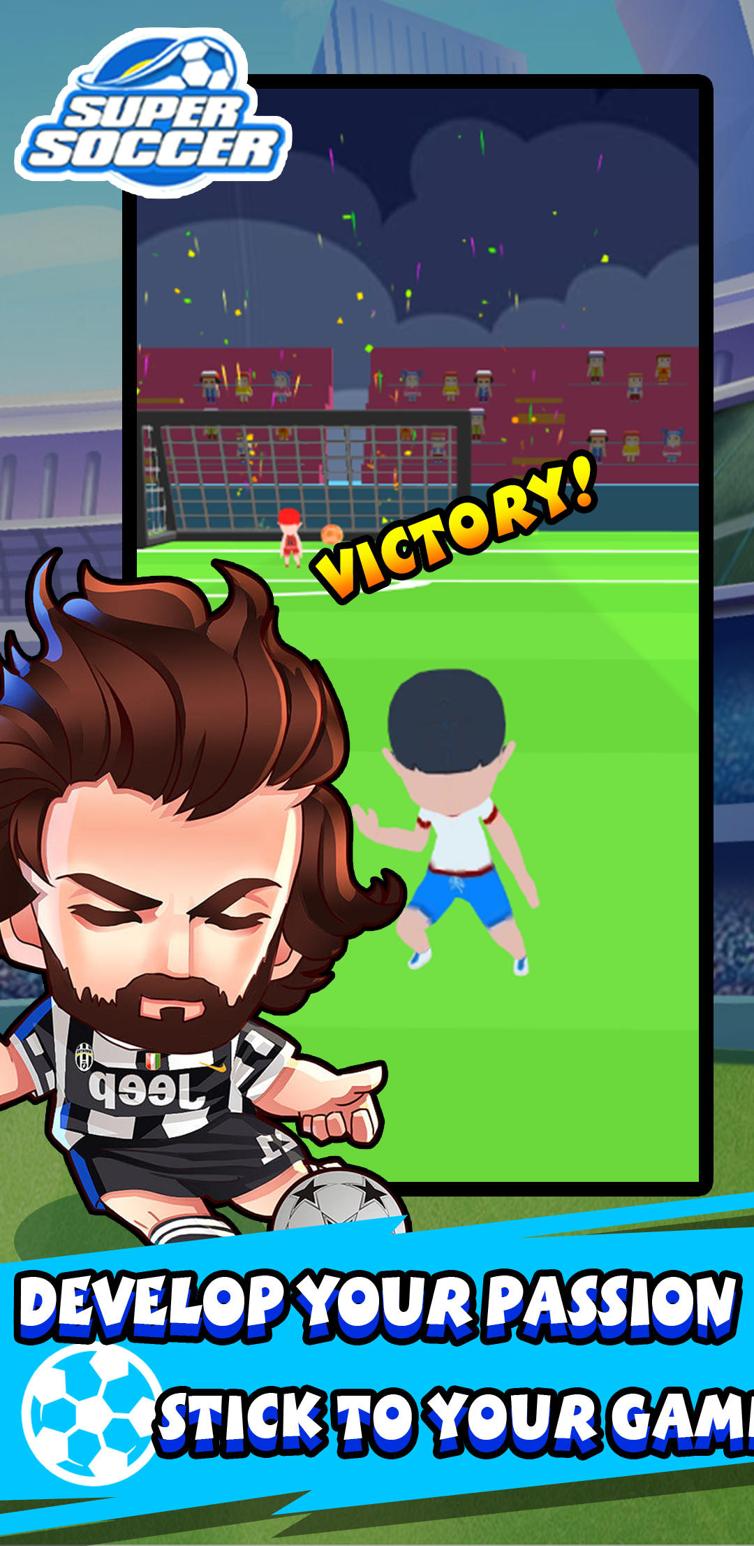Super Soccer Game Screenshot