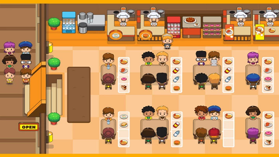 Oh Resto: Idle Food Tycoon ゲームのスクリーンショット