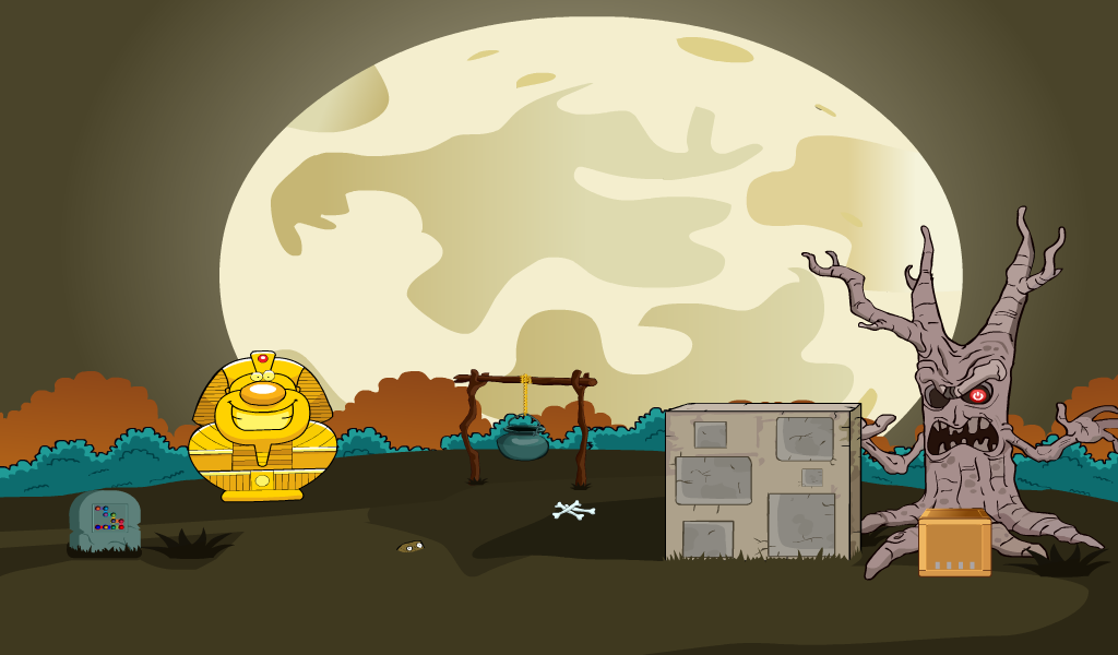 Zombie Coffin Escape 2 Game Screenshot