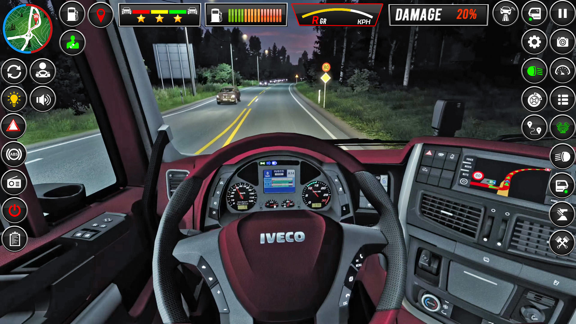 Captura de Tela do Jogo Jogo de transporte de camiões