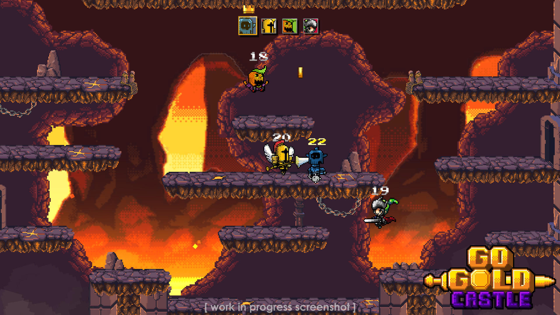 Screenshot of Go Gold Castle