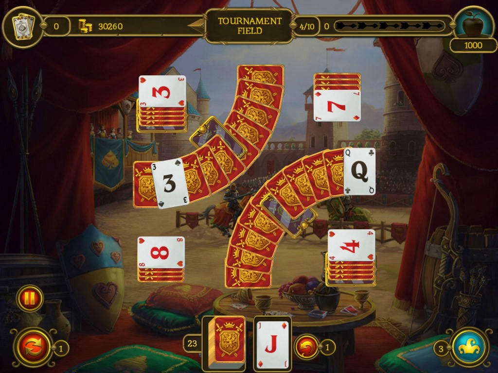 Knight Solitaire 2 Game Screenshot