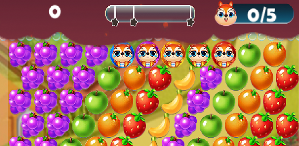 Fruit Pop Bubble Shooter Game Game Screenshot