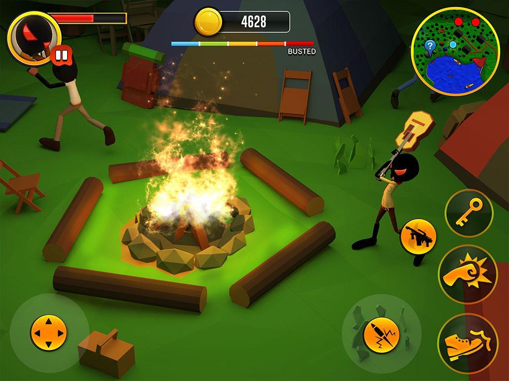 Camper Grand Escape Story 3D 게임 스크린 샷