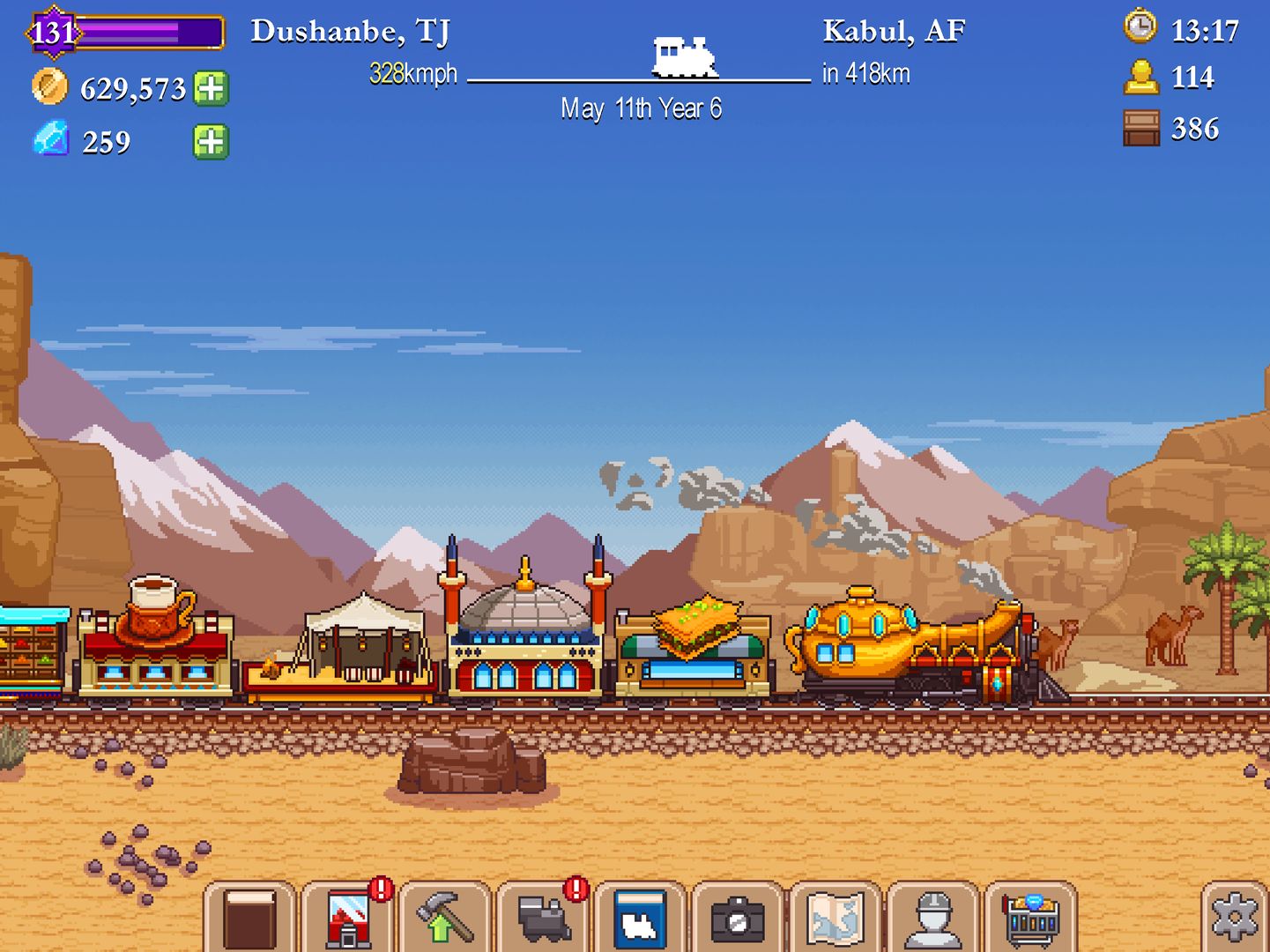 Screenshot of Tiny Rails - Train Tycoon 2023