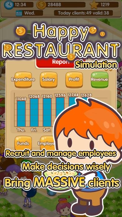Happy Restaurant Sim Game Screenshot